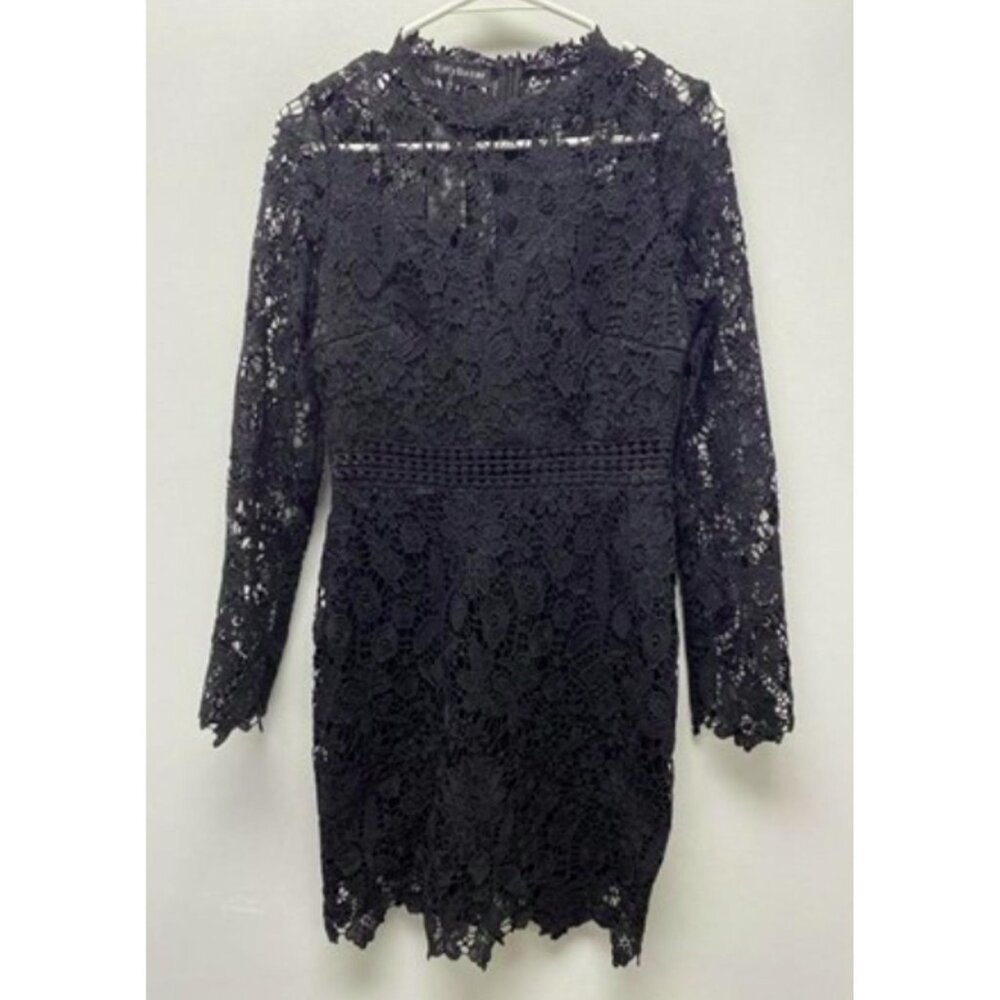 NEW Eilly Bazar Lace Dress Small black